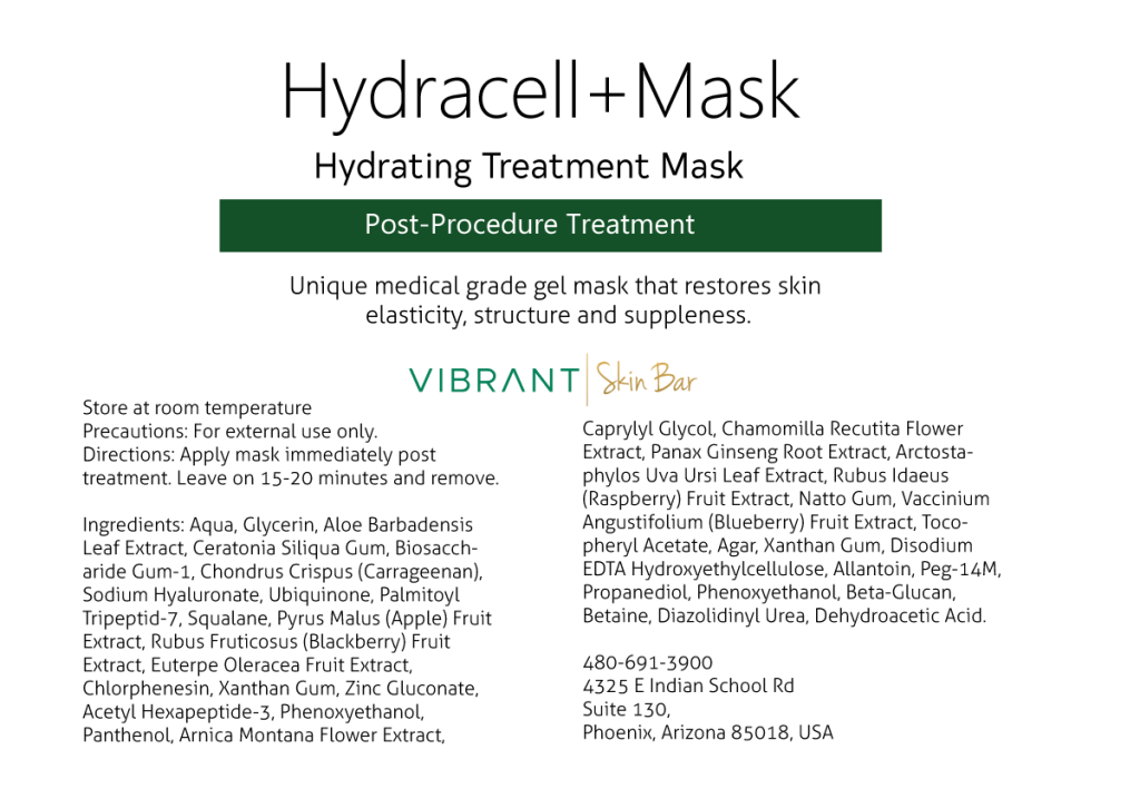Vibrant Skin Clear Hydracell Mask