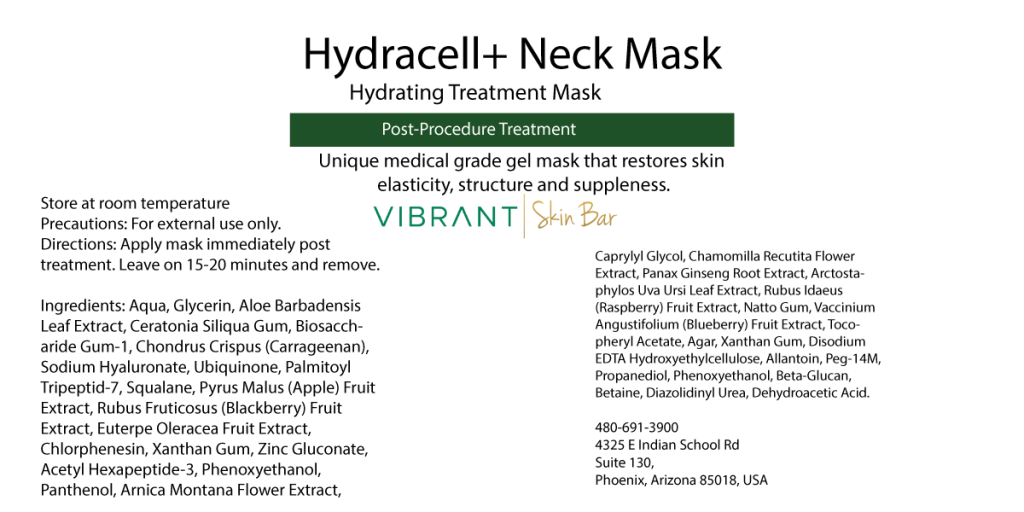Vibrant Skin Hydracell Neck Mask