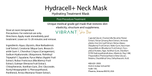 Vibrant Skin Hydracell Neck Mask
