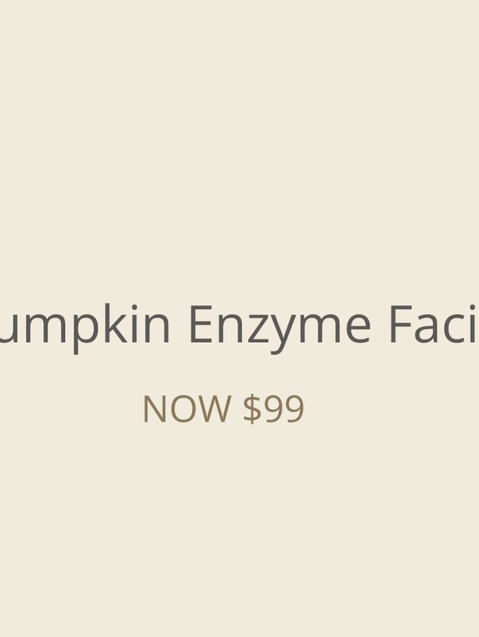 Pumpkin Enzyme Facial Promo