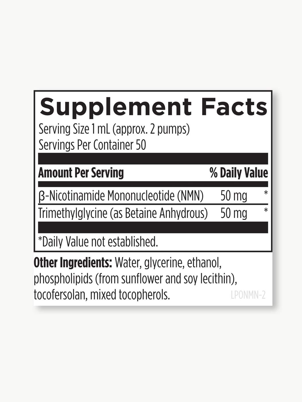 Liposomal NMN