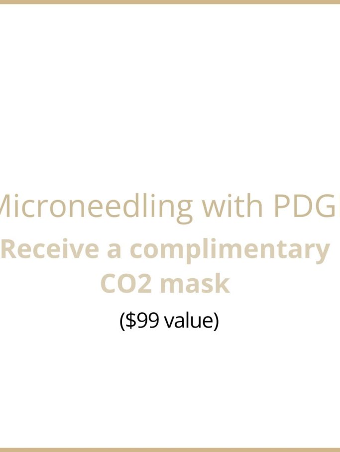 Microneedling with PDGF + FREE CO2 MASK!