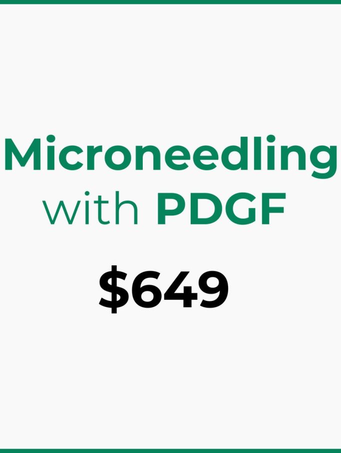 ANNIVERSARY PROMO: MICRONEEDLING with PDGF