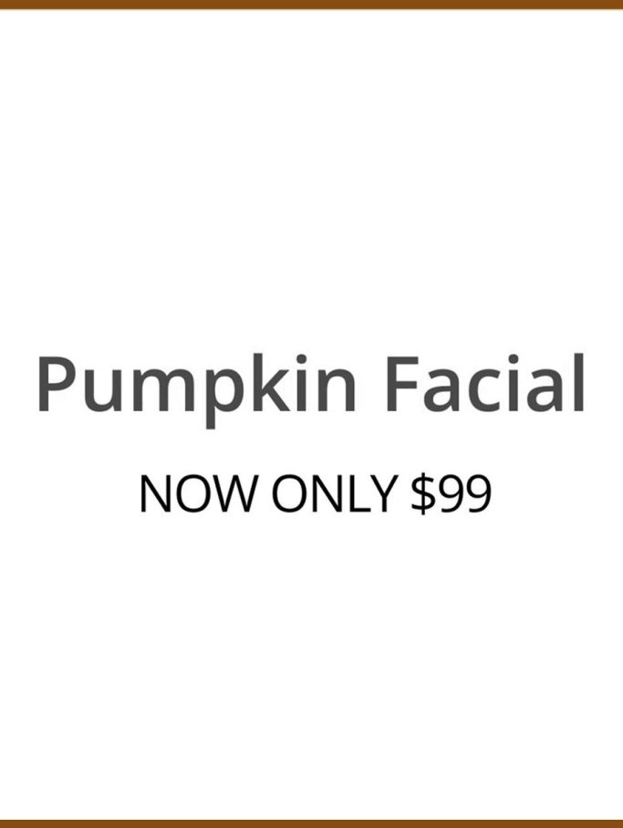Pumpkin Facial