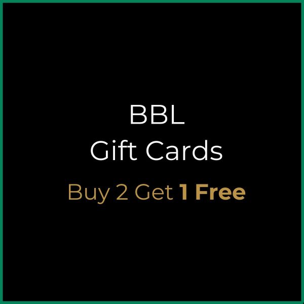 Gift card for Black Friday featuring BBL Special