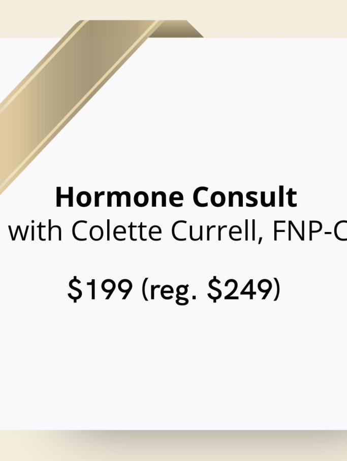 Hormone Consult Promo with Colette Currell