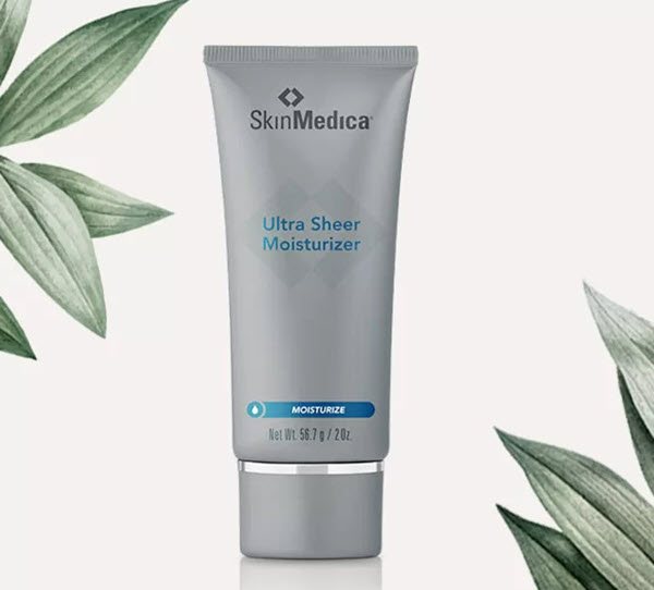 SkinMedica Ultra Sheer Moisturizer with antioxidants tocopherol, tocopherol acetate, ascorbic acid, and hyaluronic acid