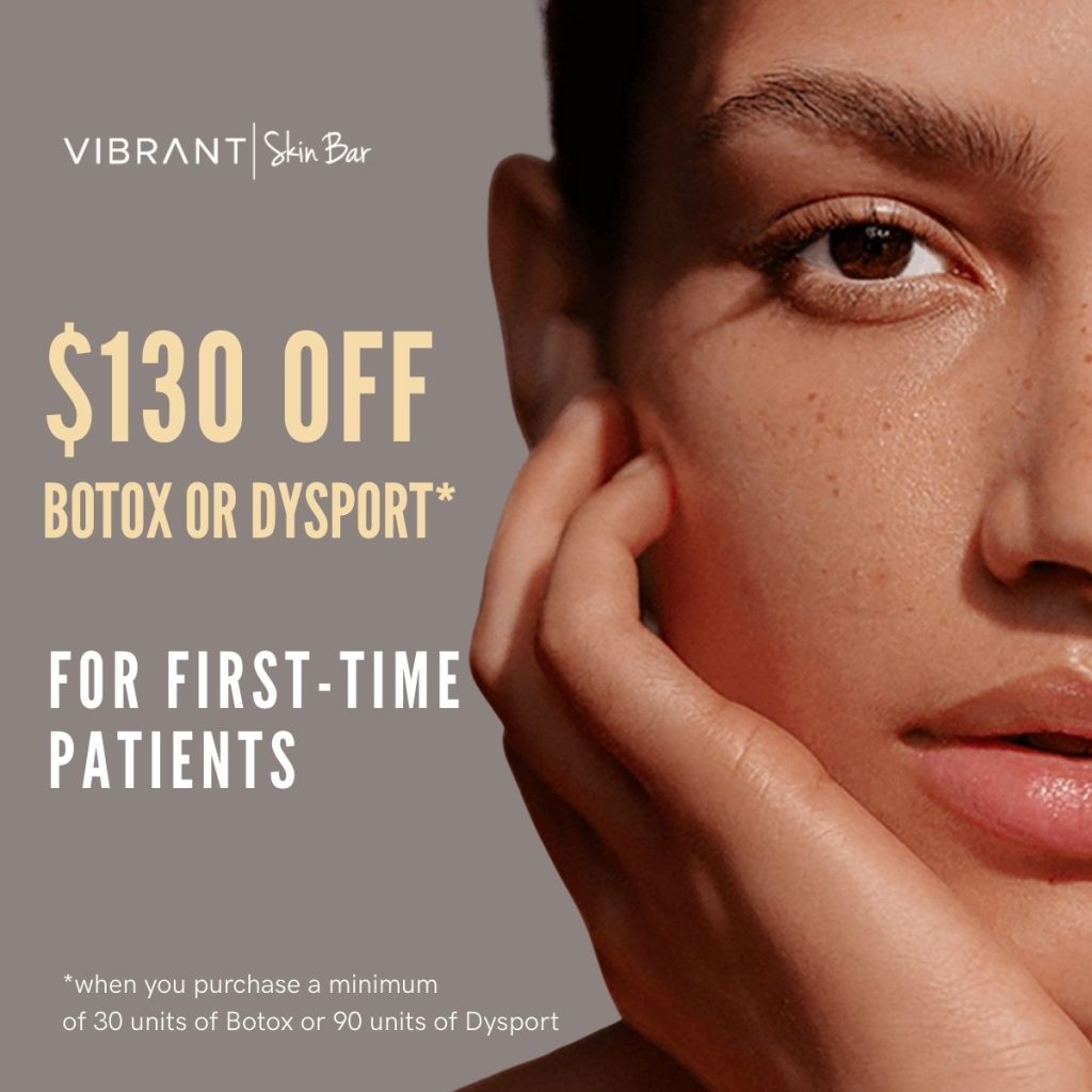 Botox and Dysport promo for first time patients
