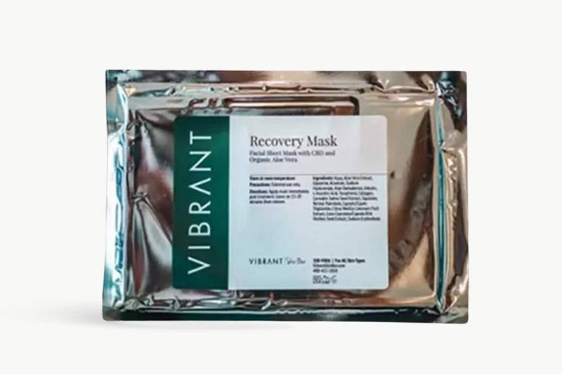 Vibrant Skin CBD Recovery Mask as a natural treatment option for Rosacea.