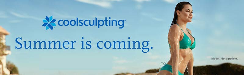 CoolSculpting banner - summer is coming.