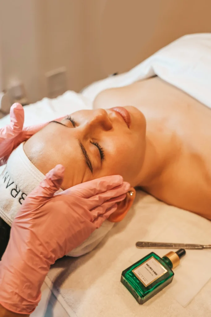 Facial treatment at Vibrant Skin Bar in Phoenix