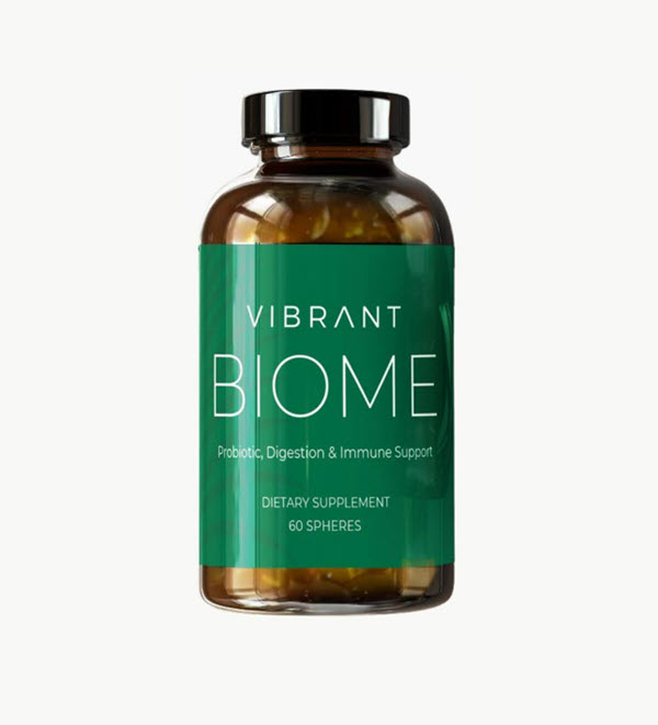 Vibrant biome probiotic, digestion & immune support