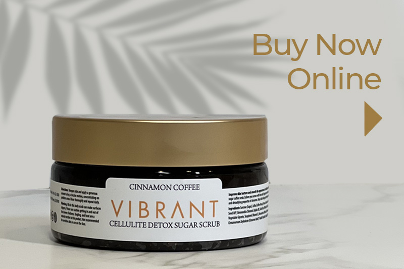 Cinnamon coffee body scrub by Vibrant Skin Bar