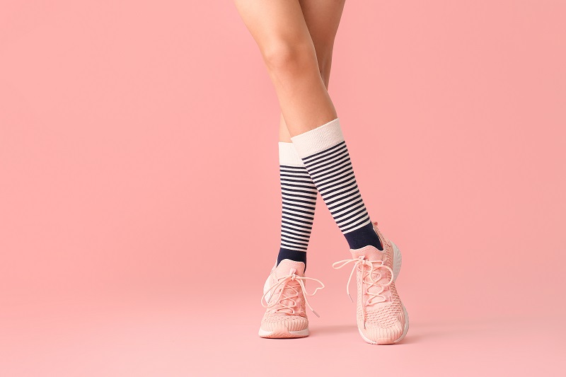 Buy PULL ON COMFORT PINK SOCKS for Women Online in India