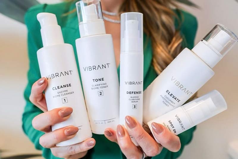 Skincare line for glass skin.