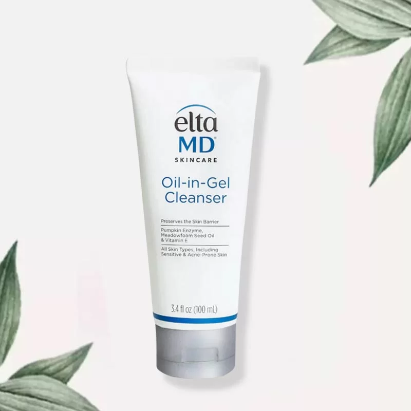 Elta MD Oil-in-Gel Cleanser for night skin care