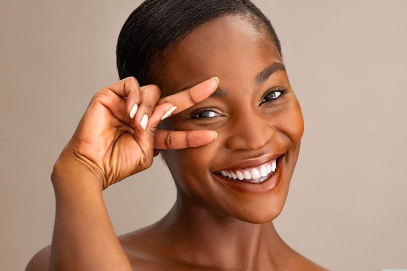 MOXI laser under-eye treatment