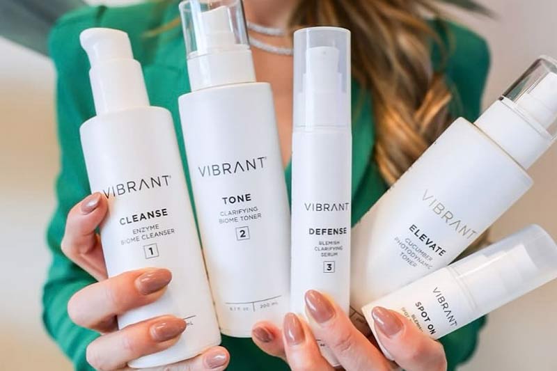 Vibrant skin care for skin texture